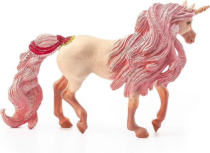 Schleich bayala Animal Figurine, Unicorn Toys for Girls and Boys 5-12 years old, Decorated Unicorn Mare