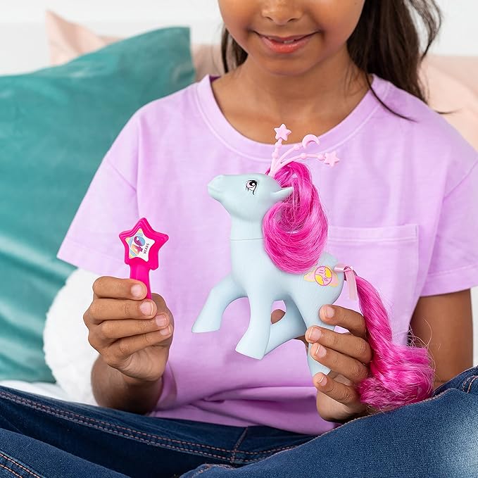 My Little Pony Classics - Celestial Ponies - Polaris - Retro 4" Collectible Play Figure, Great for Kids, Toddlers, Adults, Girls and Boys Ages 3+