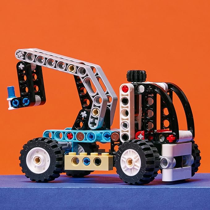 LEGO Technic 2 in 1 Telehandler 42133 Forklift to Tow Truck Toy Models, Construction Truck Building Set, Toys for Kids, Boys and Girls Aged 7 Plus