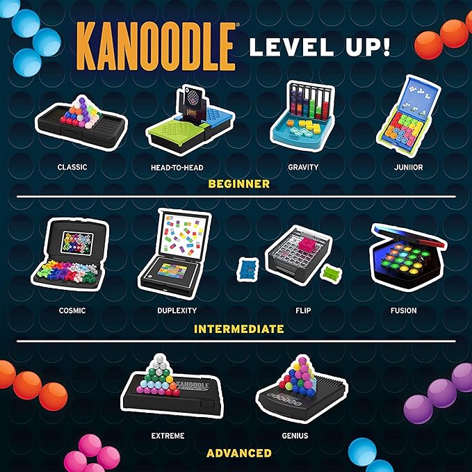 Educational Insights Kanoodle Duplexity, Brain Teaser Puzzle Challenge Game for Kids, Teens, and Adults, Stocking Stuffers, Ages 7+