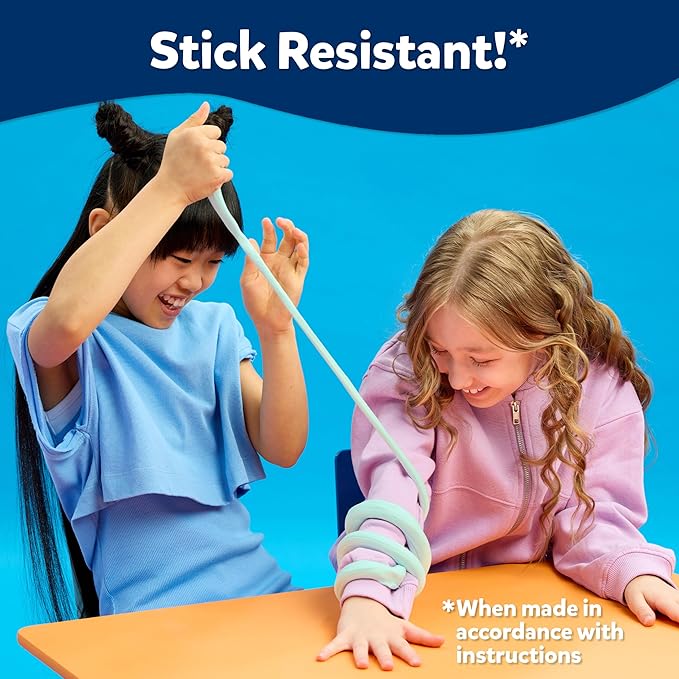 Elmer’s Stretch N’ Create Dough Kit, Make Your Own Dough, 3 Ways to Play, Keychains and Ornaments Kit, 18 Count