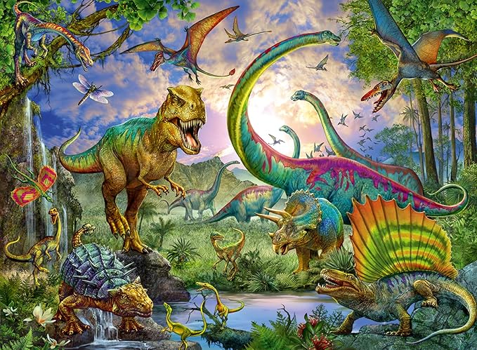Ravensburger Realm of The Giants Jigsaw Puzzle - 200 Unique Pieces | Perfect for Kids | Enhances Concentration and Creativity | Made from FSC-Certified Wood