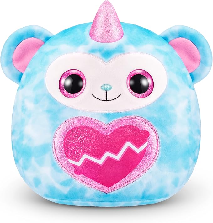 Rainbocorns Eggzania Mini Mania Monkey Plush Surprise Unboxing with Animal Soft Toy, Idea for Girls with Imaginary Play by ZURU