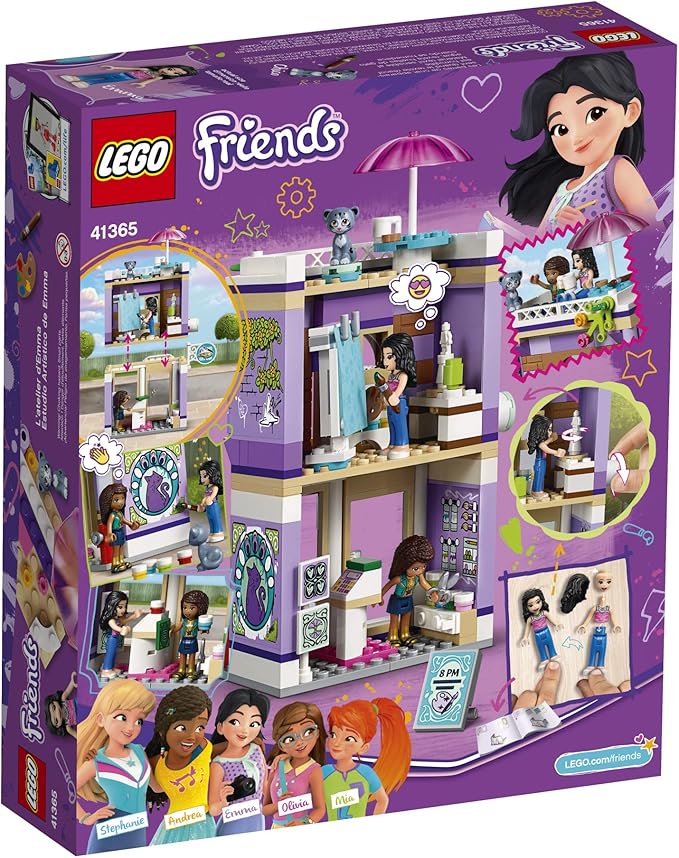 LEGO Friends Emma’s Art Studio 41365 Building Kit (235 Pieces)