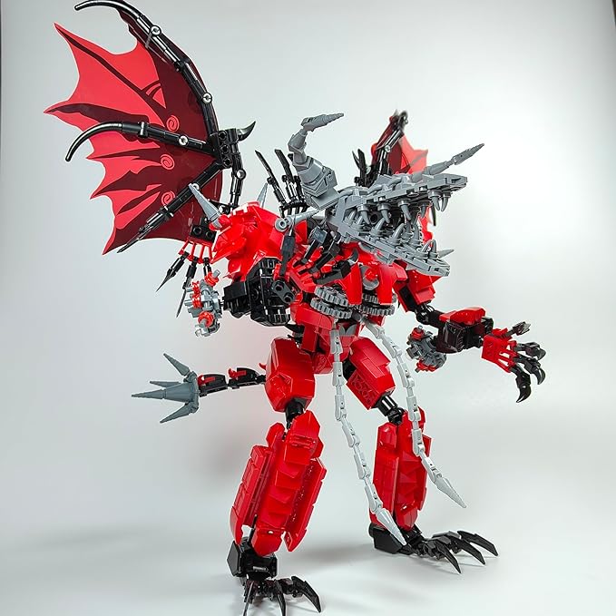 Skibid Toilet Building Block Set, Upgraded Beast Titan Drill Dragon Skibid Building Brick for Adults Fans 883PCS Blocks