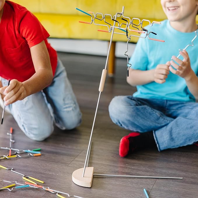 Melissa & Doug Suspend Family Game (31 pcs) - Wire Balance Game, Family Game Night, Family Activities, Games For Kids Ages 8+