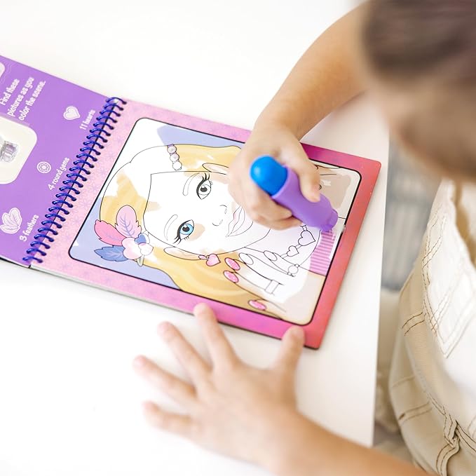 Melissa & Doug Water Wow 4 Pack (Pets, Colors, Fairy Tale and Makeup) - FSC Certified