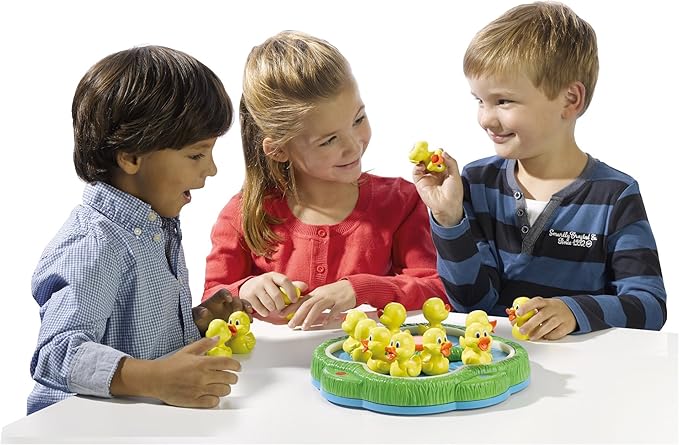 Pressman Lucky Ducks -- The Memory and Matching Game that Moves, 5"