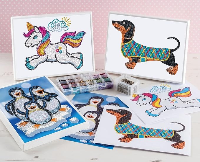 Sequin Art Red Norman The Snowman, Sparkling Arts and Crafts Kit; Creative Crafts for Adults and Kids