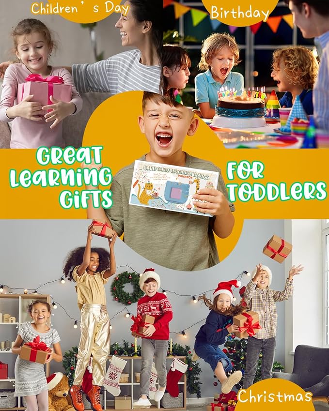 448 Words Talking Flash Cards for Toddlers, Learning Montessori Toys for Kids Ages 1 2 3 4 5 6 Year Old, Autism Sensory Toys for Autistic Children, Birthday Gifts for Daughter Son Boys