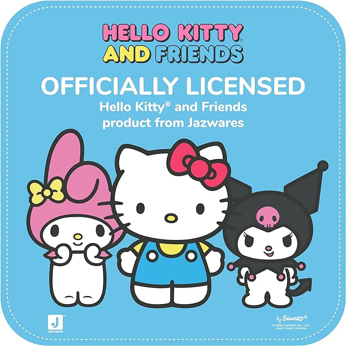Hello Kitty and Friends, 4” Ultra-Premier 6-Figure Set - Hello Kitty, Kuromi, My Melody, Cinnamoroll, Pompompurin, and Keroppi - Officially Licensed Sanrio Product from Jazwares