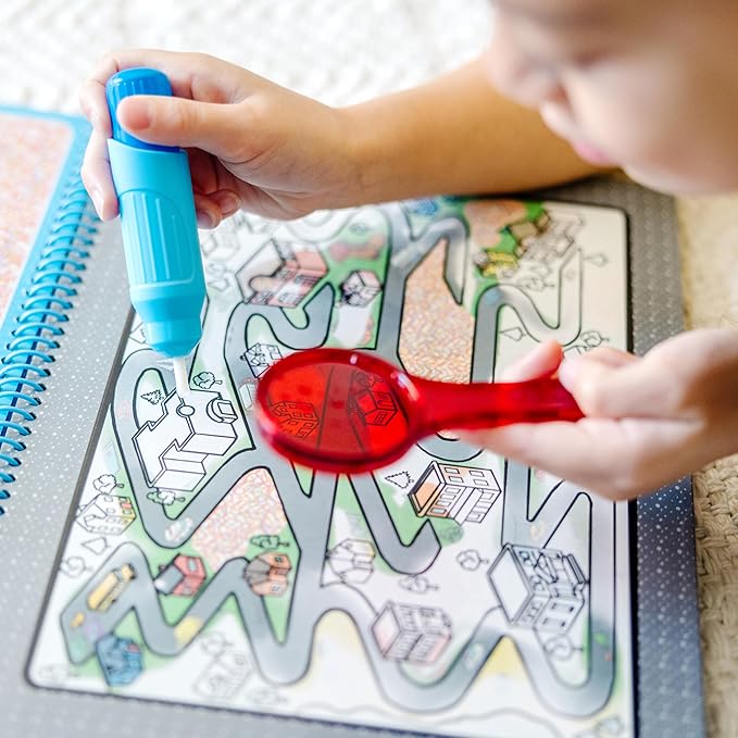 Melissa & Doug On the Go Water Wow! Reusable Water-Reveal Deluxe Activity Pad – Around Town