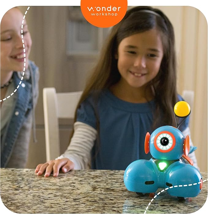 Wonder Workshop Launcher Accessory for Dash Robot – Turn Dash Robot into a Projectile Launcher– Fun Accessory for STEM Robot Toys for Kids 6+