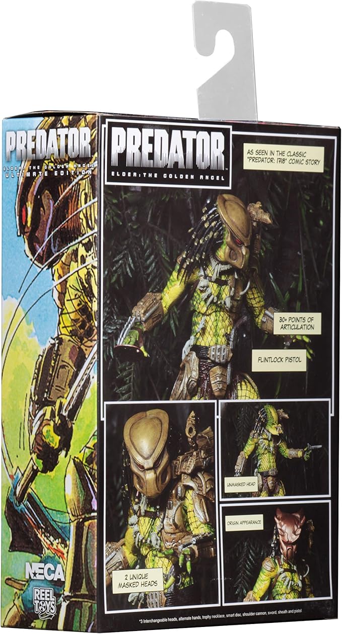 NECA - Predator 2 - 7” Scale Action Figure - Ultimate Elder: The Golden Angel