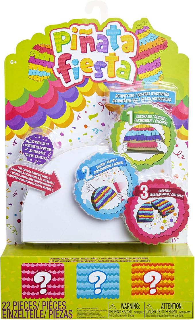 Piñata Fiesta Watermelon Activity Set with Fun Party-Themed Surprises & Colorful Confetti!