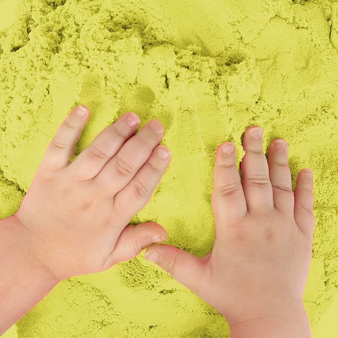 Sensory Sand Yellow Sand 5 Pounds Bulk Yellow Color Sand for Kids