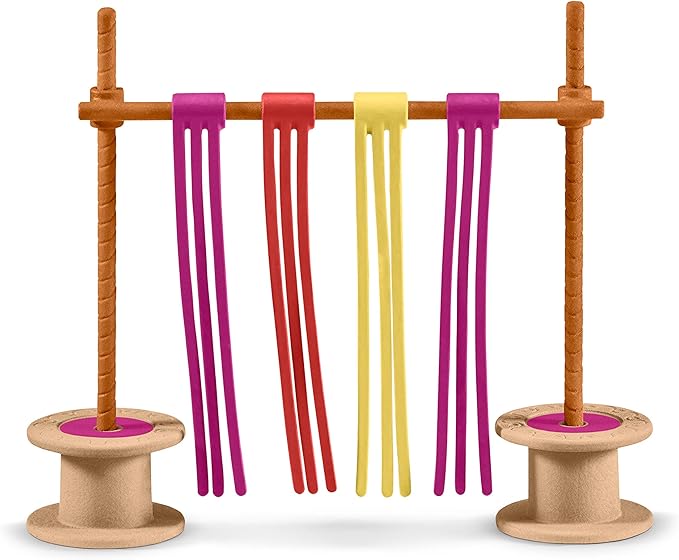 Schleich Farm World, Horse Toy for Girls and Boys, Pony Curtain Obstacle Playset with Horse Figurine 11-piece set, Ages 3+