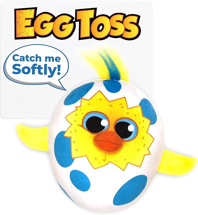 Move2Play, Egg Toss, Hilariously Wild and Fun Active Play Game | Easter Basket Stuffer | Easter Gift for Kids & Toddlers | Boys & Girls ages 3, 4-8+ | Indoor/Outdoor Toy