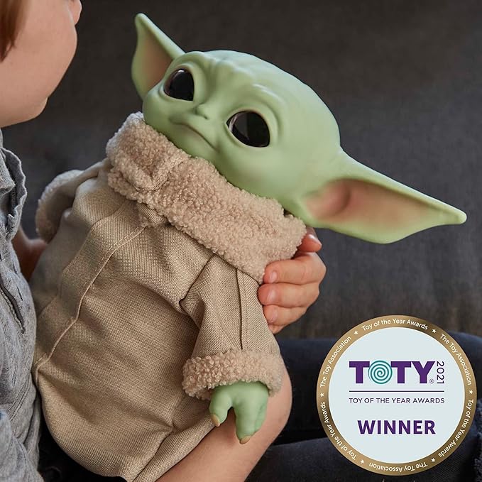 Mattel Star Wars Grogu Plush Toy, 11-inch Character Figure with Soft Body. Inspired by Star Wars The Mandalorian