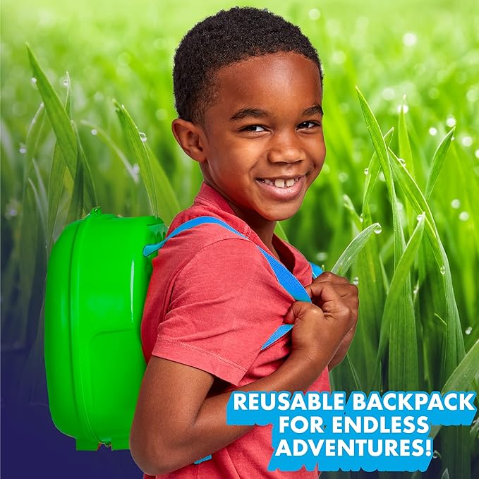 Nature Adventure Pack by Horizon Group USA, Nature Kit for Kids, Includes Hands-On Guide, 14+ Activities, Reusable Backpack, 42-Piece Card Game, Scavenger Hunt & More, Multi