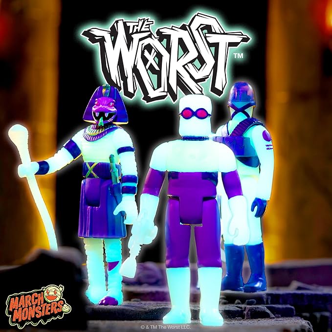 Super7 The Worst Killer Gas Phantom (Monster Glow) - 3.75" The Worst Action Figure Collectibles and Retro Toys