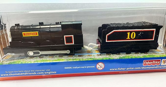 wltk Motorized Douglas Train Engine Toy Set, Battery-Powered Train’s Friend Toy Set ，Toddlers Train Toys for Age 3 4 5 6 7 8 Kids Boys Girls