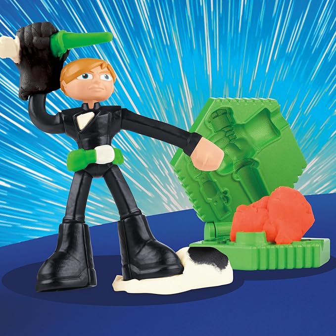 Play-Doh Star Wars Squish & Slice Lightsabers Playset, Bendy 4 Inch Luke Skywalker & Darth Vader Action Figures, Imagination Toys for 4 Year Old Boys & Girls & Up