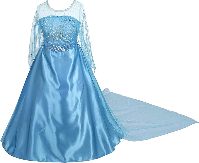 Dressy Daisy Toddler Little Girls' Ice Princess Dress Costume Birthday Halloween Christmas Fancy Party Dresses