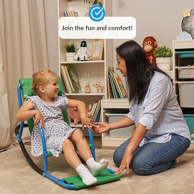 ODOXIA Kids Rocking Chair | Sensory Rocking Chair | Sensory Floor Rocker | Special Needs Chair for Child | Autism Equipment, Ages Toddler, Teeter, Totter