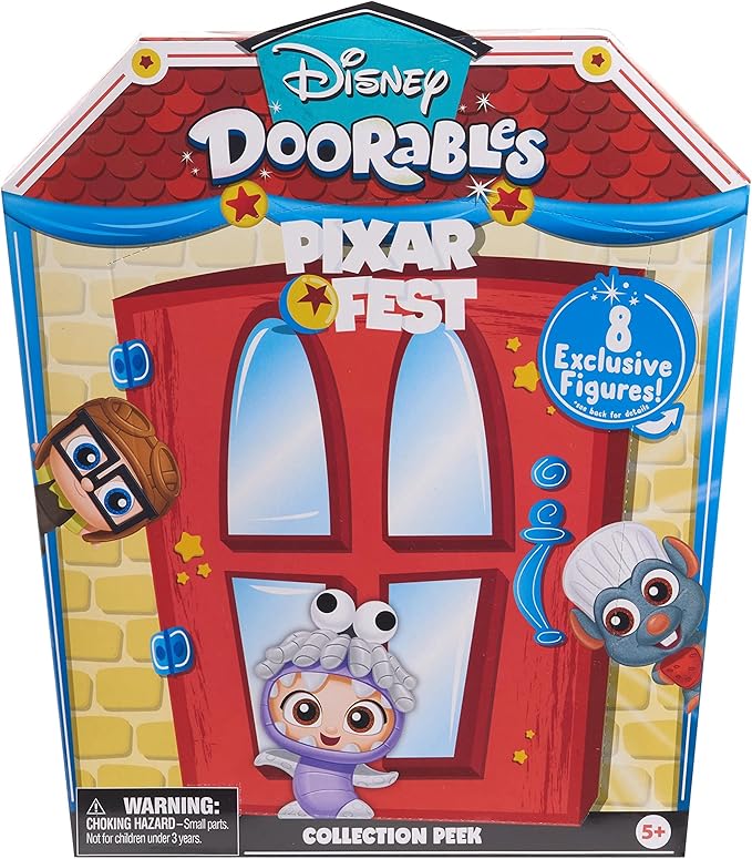 Disney Doorables Walt Disney World 50th Anniversary Collection Peek, Blind Bag Inspired Mini Figures, Kids Toys for Ages 3 Up, Amazon Exclusive (Pack of 4)