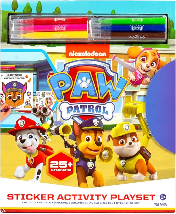 Bluey Paw Patrol Sticker Activity Playset