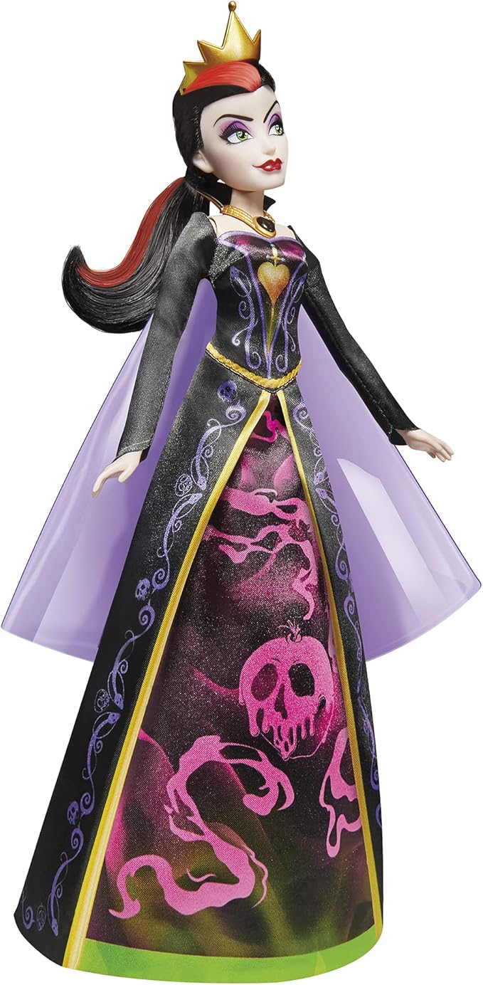 Disney Princess Villains Black and Brights Collection, Fashion Doll 4 Pack, Disney Villains Toy for Kids 5 Years Old and Up