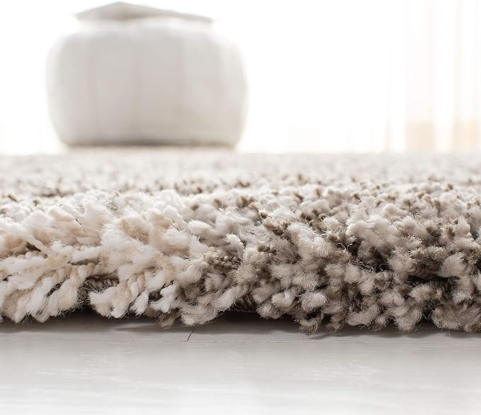 SAFAVIEH Hudson Shag Collection Runner Rug - 2'3" x 20', Grey & Ivory, Moroccan Trellis Design, Non-Shedding & Easy Care, 2-inch Thick Ideal for High Traffic Areas in Living Room, Bedroom (SGH282B)