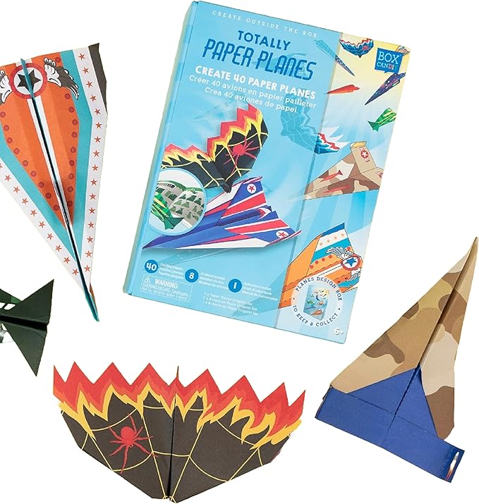 Totally Paper Planes Fold and Fly Origami Airplane Art Set to Make and Fly 40 Planes