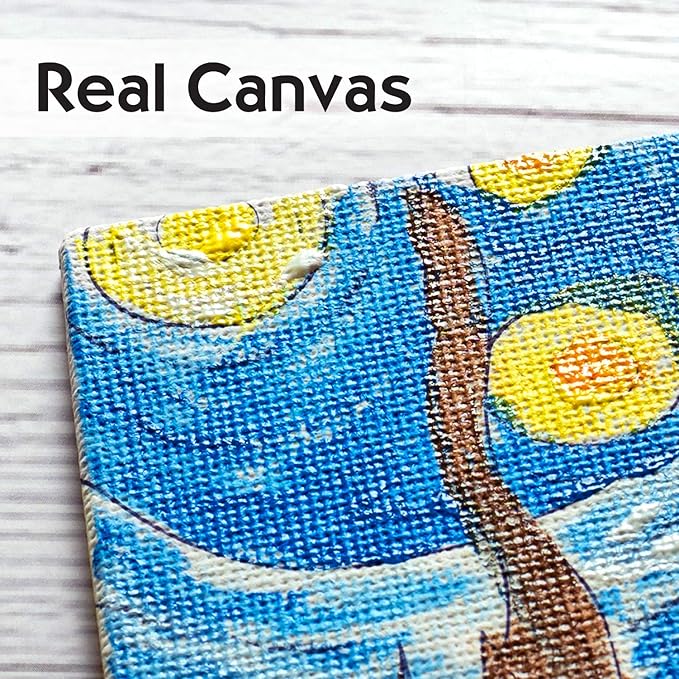Faber-Castell Paint by Number Museum Series - Vincent Van Gogh, The Starry Night - Paint by Numbers for Adult Beginners & Young Artists (Packaging May Vary)