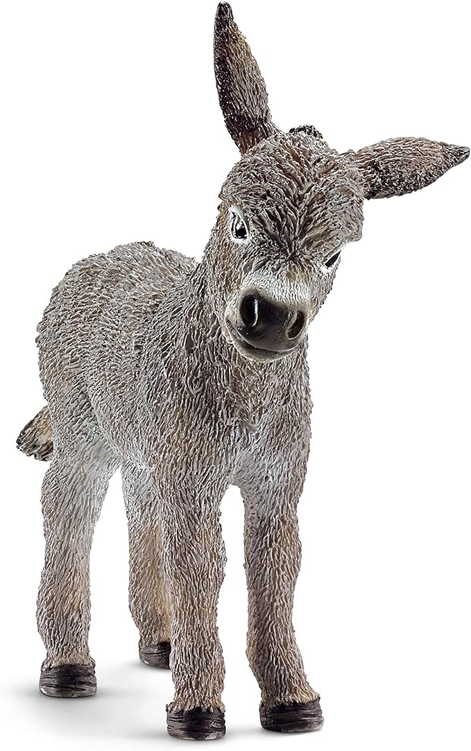 Schleich Farm World - Starter Set, Includes 4 x Collectible Toy Farm Animals, Cow, Sheep, Donkey Foal and Rooster Farm Animal Toys for Kids Ages 3+