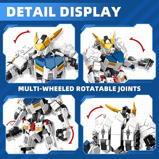 Transforming Robot Building Set for Adults, 2 in 1 City Warrior Mech & Fighter Jet Building Toy Model, 952 Pcs Creative Collectible Gift for Boys Kids 8-12