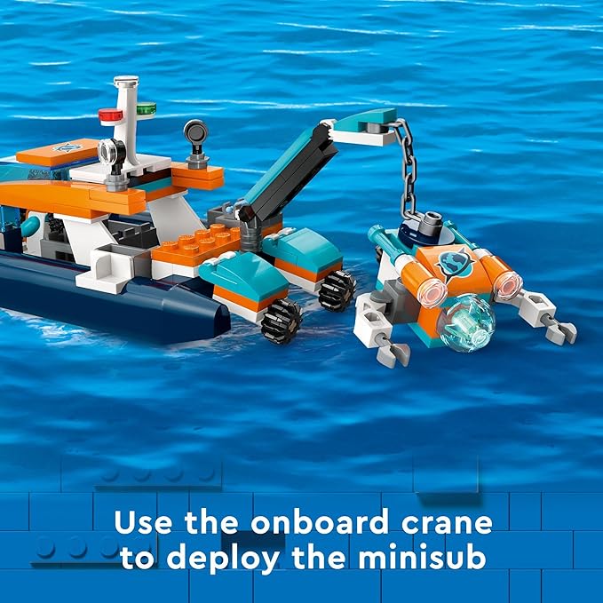 LEGO 60377 City Sea Explorer Boat Set
