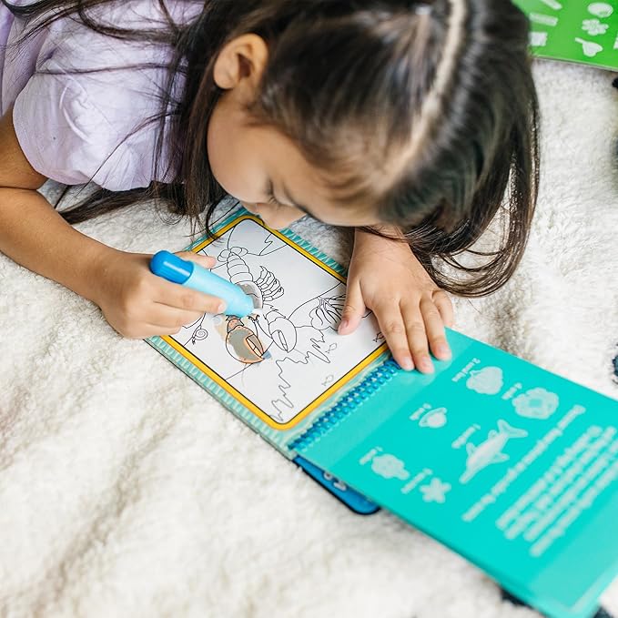 Melissa & Doug On the Go Water Wow! Reusable Water-Reveal Activity Pad - Under the Sea - FSC Certified