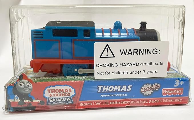 wltk Motorized Blue TH-OMAS Train Engine Toy Set, Battery-Powered Train’s Friend Toy Set ，Toddlers Train Toys for Age 3 4 5 6 7 8 Kids Boys Girls