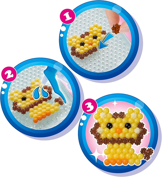 Aquabeads Arts & Crafts Animal Buddies Theme Refill with Beads and Templates