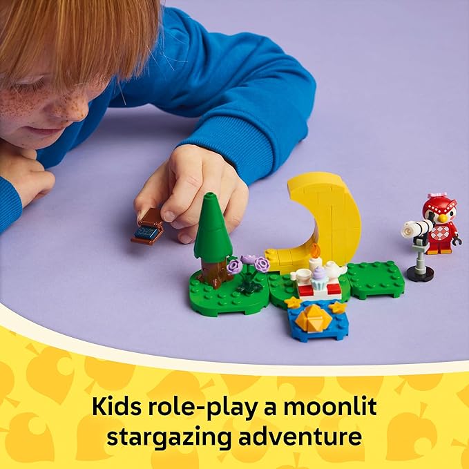 LEGO Animal Crossing Stargazing with Celeste Building Toy - Animal Crossing Toy Figure and Playset for Kids, Girls & Boys, Ages 6+ - Pretend Play Gift Idea for Birthdays - 77053