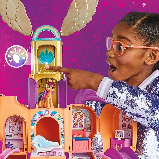 My Little Pony Toys, Sunny's Playset Reveal, 25-Inch-Tall Transforming Doll Playsets and Interactive Toys for 5 Year Old Girls & Boys (Amazon Exclusive)