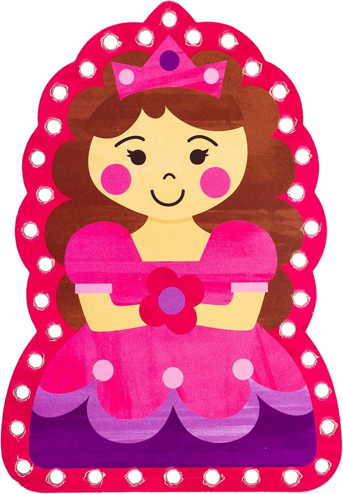 Stephen Joseph Lacing Cards, Princess/Castle