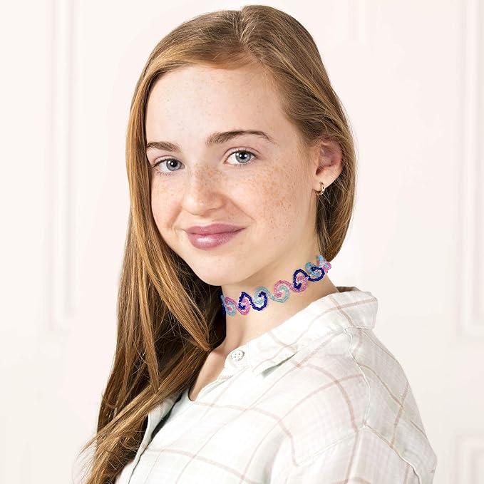 – Seed Bead Creation Kit – Bracelet & Necklace Making Kit – 42pc Jewelry Set with Little Beads – DIY Jewelry Kits for Kids Aged 8 Years +