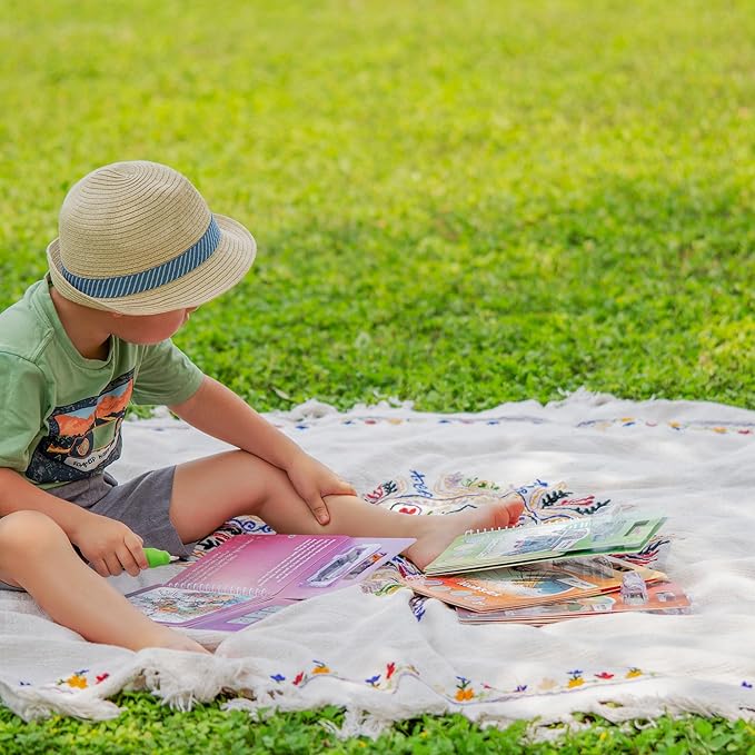 Magic Water Reveal Coloring Pad for Kids and Toddlers Ages 3+, Noah's Ark, Mess-Free Coloring Fun with Reusable Pages, Drawing, Traveling Toys (Orange)