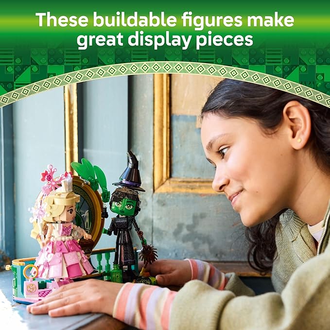 LEGO Wicked Elphaba & Glinda Figures Building Toys - Wicked Toys for Kids, Girls & Boys, Age 10+ - Buildable Wicked Dolls - Birthday Gift Idea - 75682