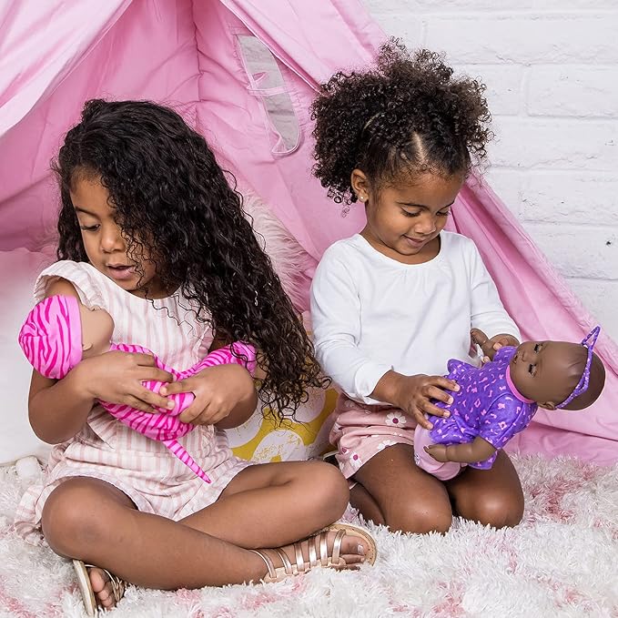 ADORA Play Time Babies Collection, 13" Baby Doll with Doll Clothes and Accesories, Made with Sweet Baby Powder Scent, and GentleTouch Vinyl Body, Birthday Gift for Ages 1+ - Baby Tiger