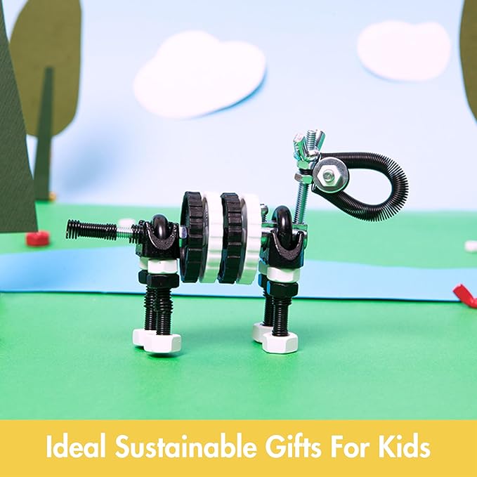 Build Your Own Animal Robot, Educational Stem Building Toys for Kids Age 6 7 8 9+ Year Old, Zebra Robot Stem Toys Engineering Kit, Construction Toys Steam Gift for Boys Girls