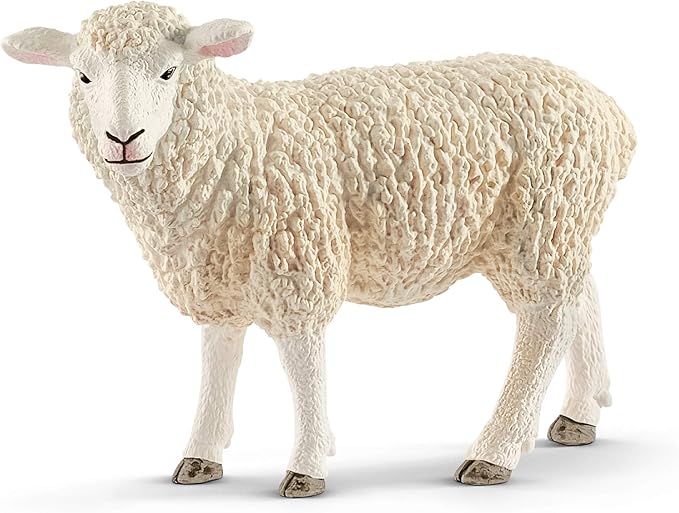 Schleich Farm World - Starter Set, Includes 4 x Collectible Toy Farm Animals, Cow, Sheep, Donkey Foal and Rooster Farm Animal Toys for Kids Ages 3+